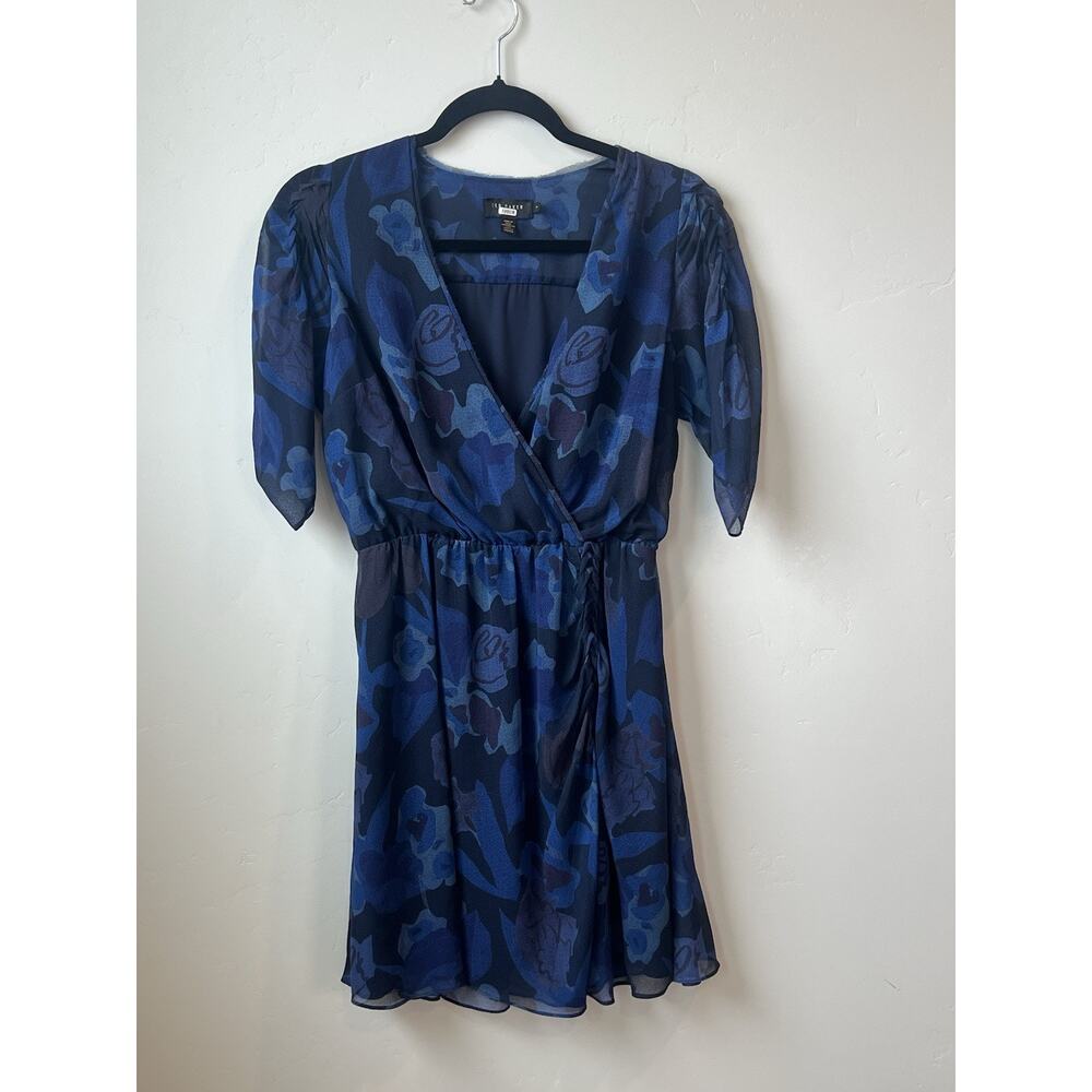 Ted Baker London Juleah Floral Wrap Dress Sz 1, US Size 4, EUC
